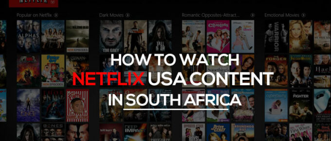 Netflix content in South Africa