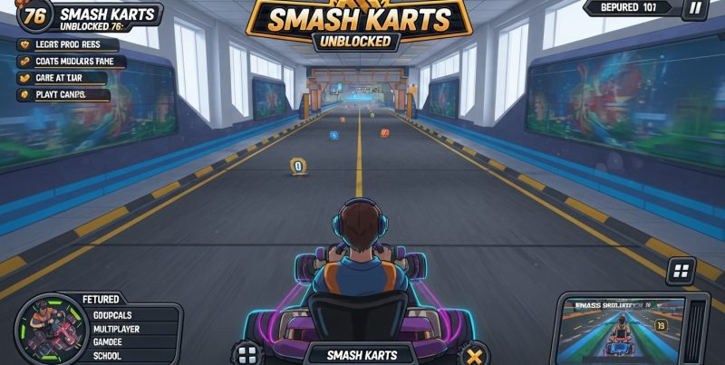 Smash Karts Unblocked 76: The Best Multiplayer Racing Game to Play at School