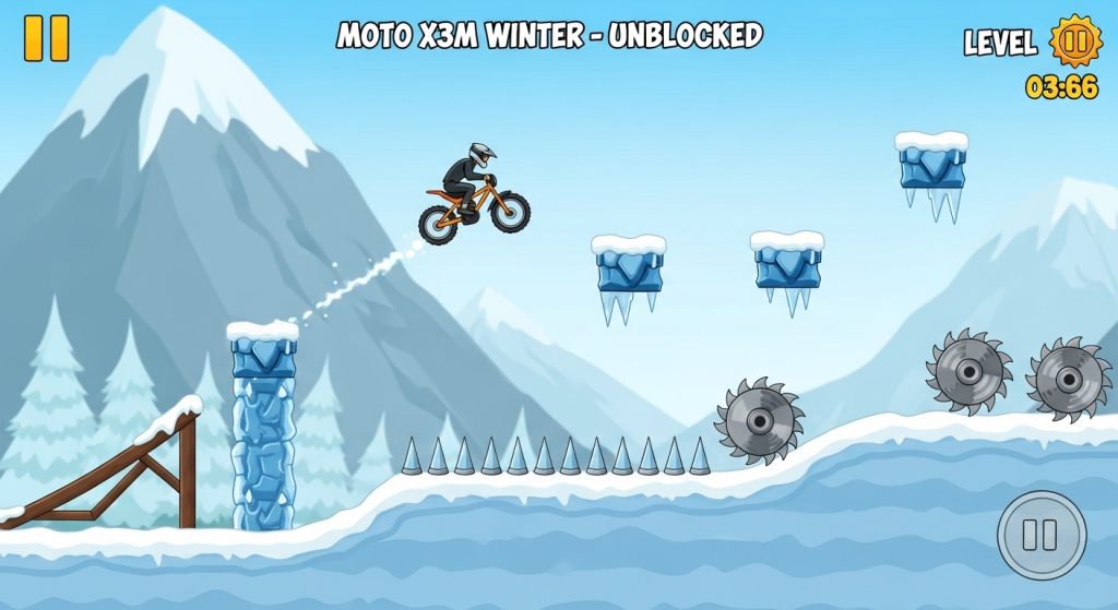 Level-by-Level Breakdown of Moto X3M Winter Unblocked