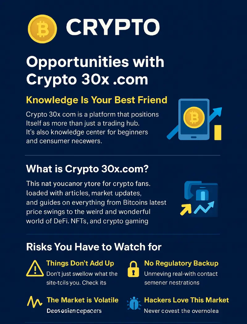 crypto 30x infographics