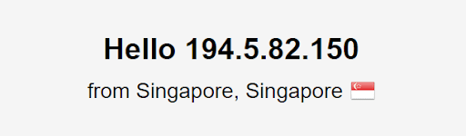 DNS leak test Asian Pacific server (Singapore-CBD)