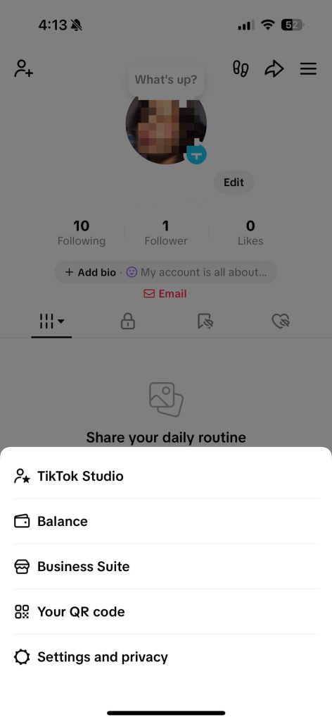 TikTok Account Settings and Privacy