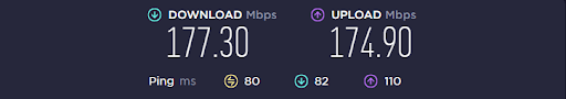 Speed test Singapore server